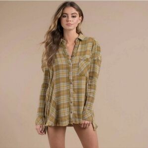 FREE People Button Up Top XS‎
